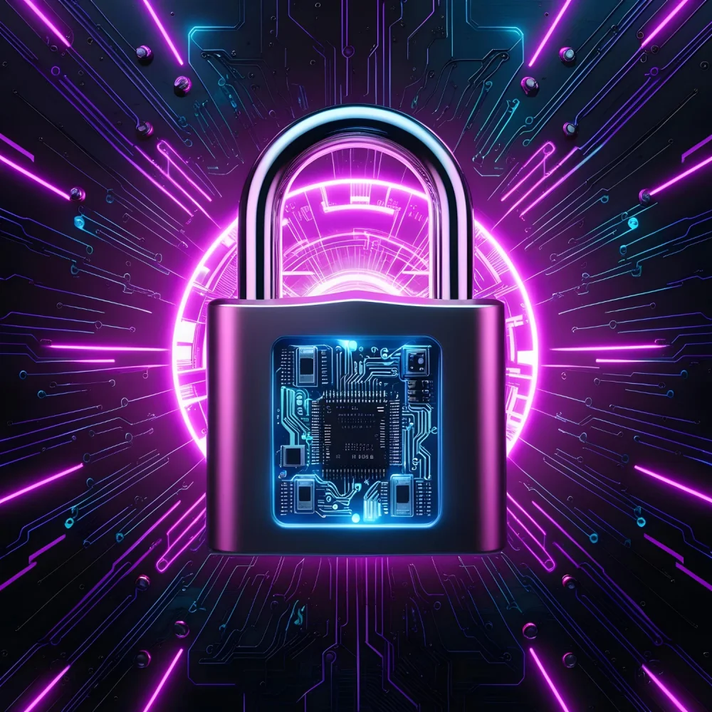 Ransomware risk reduction concept with layered digital protection and reduced attack exposure